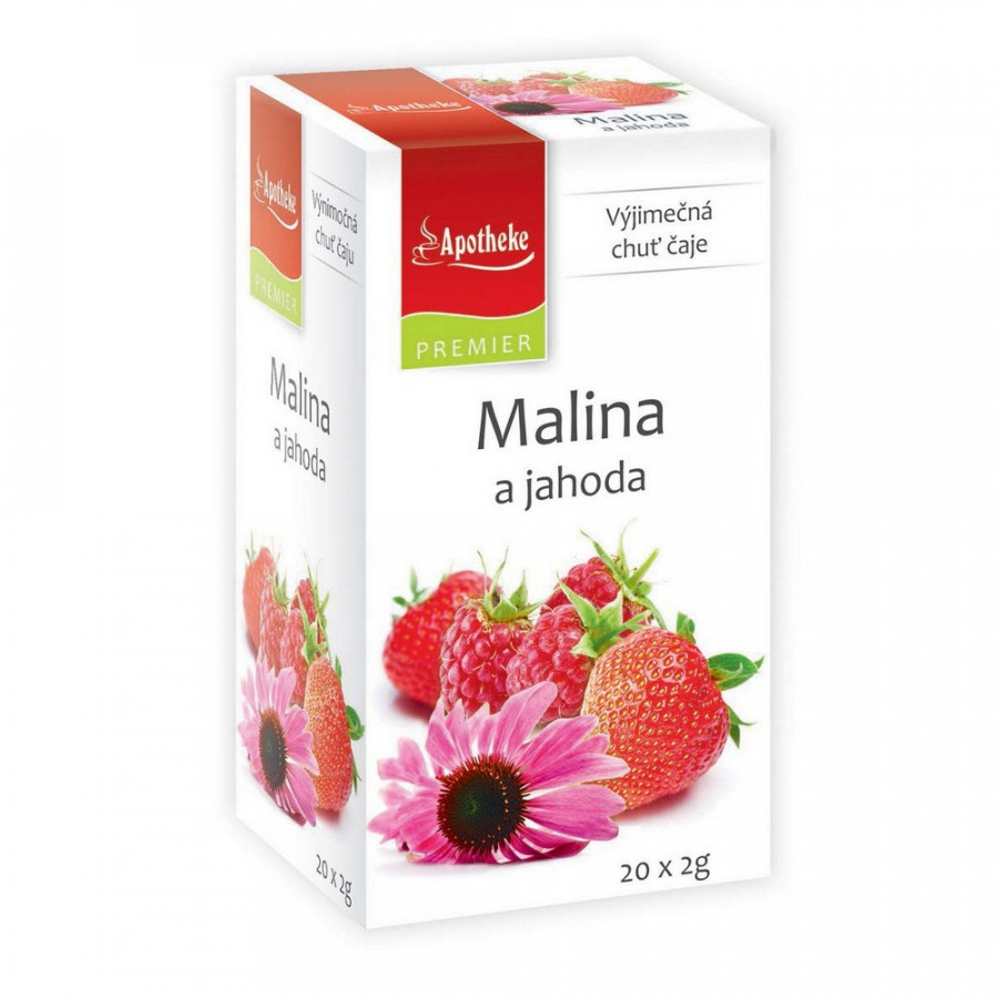 Čaj Malina a jahoda s echinaceou 40 g Apotheke